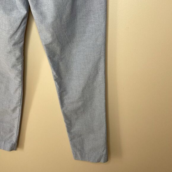 J.CREW Ludlow Pants Men 30 x 32 Slim Fit Blue 100% Cotton Oxford BV112 - Picture 10 of 16